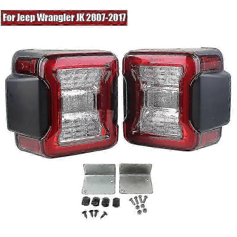 High Quality LED Modified Tail Lamp Car Accessories LED Running Reversing Light Compatible with Jeep Wrangler JK 2007-2017