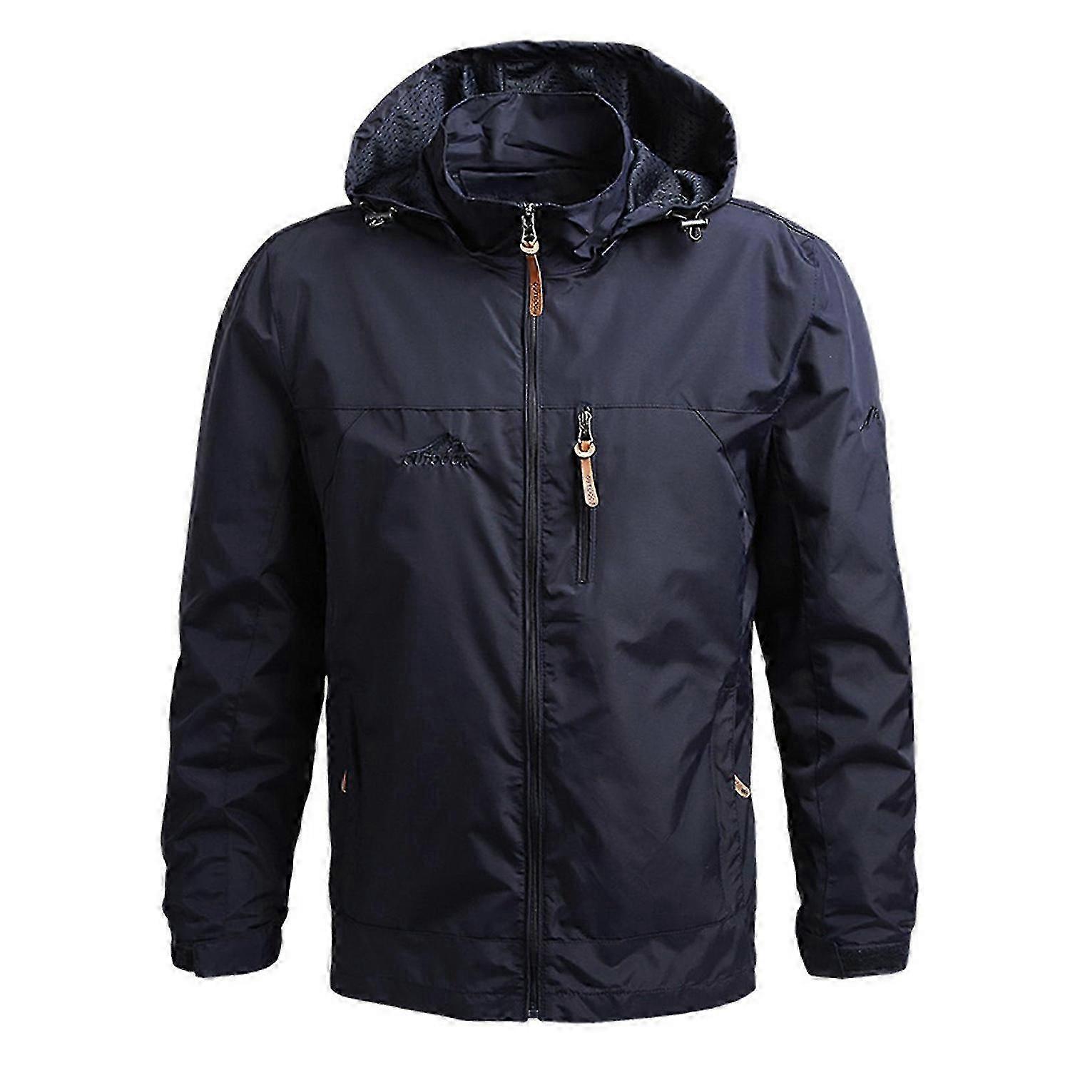 Lightweight Windproof Soft-shell Jacket for Men - Ideal for Hiking, Travel, and Casual Wear