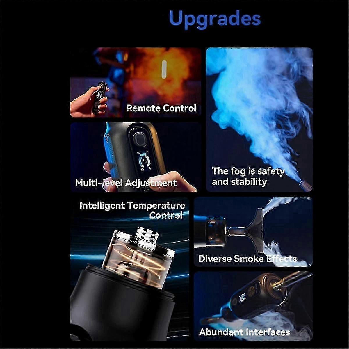 Portable Handheld Fog Machine for Photography and Video with Powerful Dry Ice Smoke Effect
