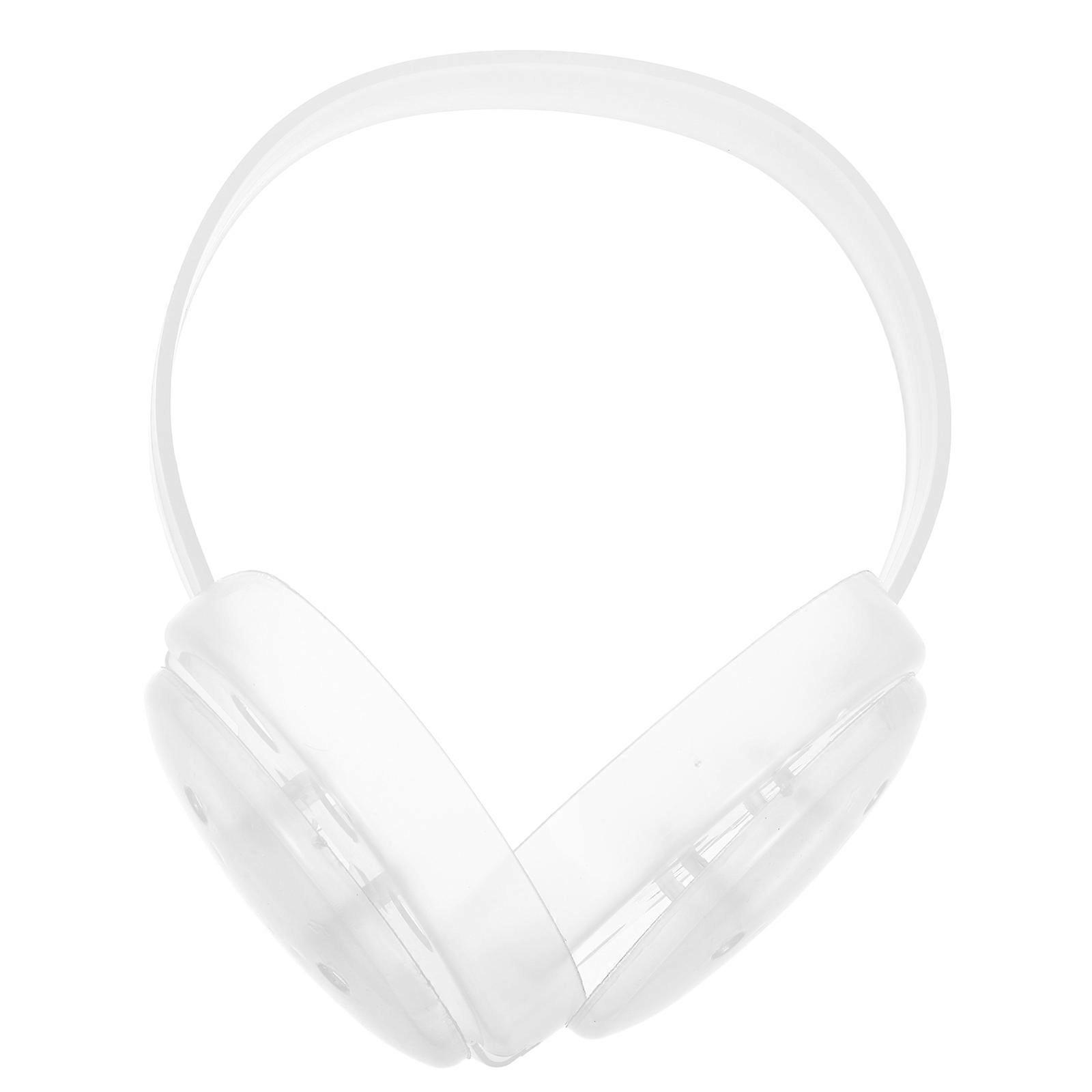 Ear Covers For Cold Weather Foldable Plastic Earmuff Frame Transparent Adjustable Size Winter Use