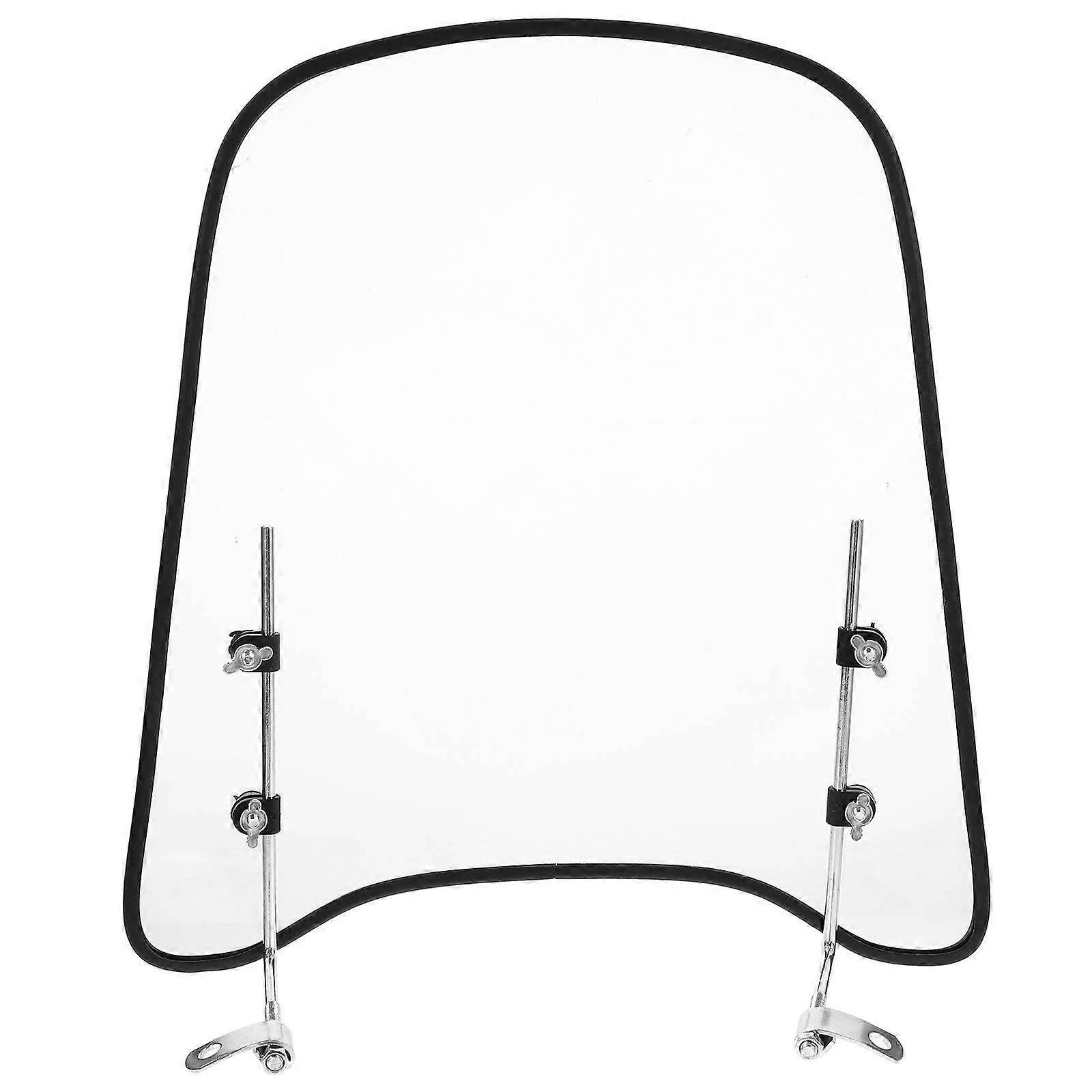 Clear Windshield for Motorcycle Elegant Appearance Extended Shape 1Set