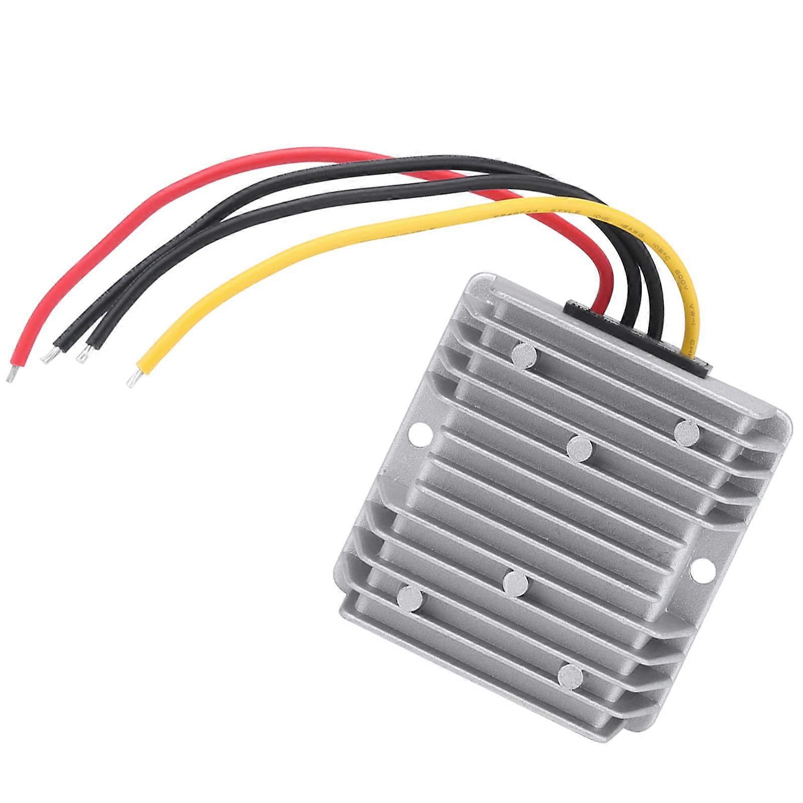WASHE ALUMINUM Alloy Waterproof 12V 6A 72W Car Step Up/Down Converter Boost/Voltage Regulator Module for Outdoor Use, Power Start Module
