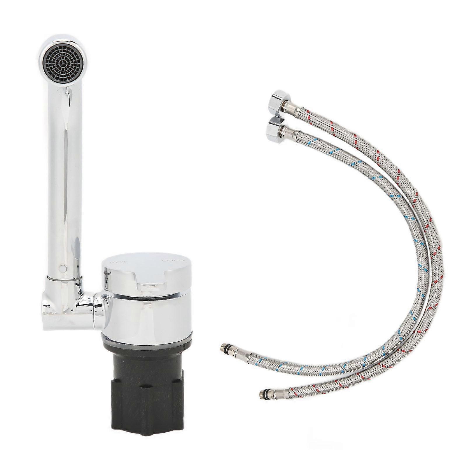 9x16in Inlet Thread Water Faucet Single Hole 360° Rotatable Corrosion Resistant For RV Toilet Basin