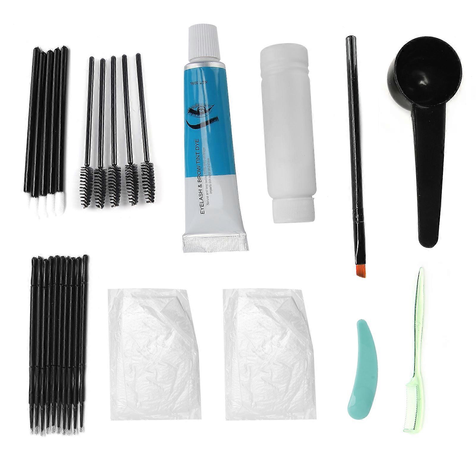 LAKERAIN Eyebrow Dye Cream Eyelash Eyebrow Tinting Long Lasting Waterproof Brow Dye Kit