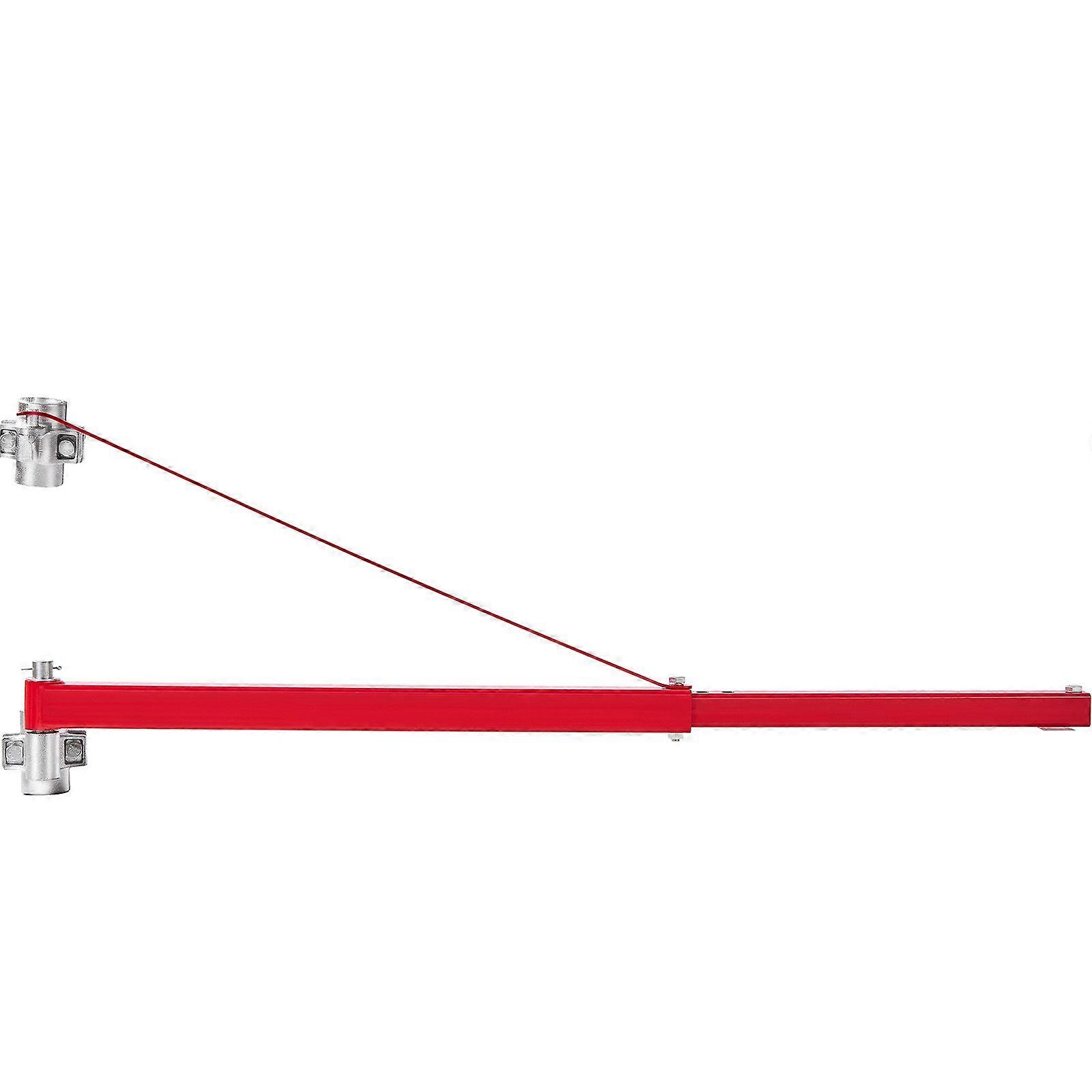 Electric Hoist Support Arm, 1320 lbs Max Load Capacity, Steel Hoist Frame, 180 Swivel Scaffold Hoist Lifting Arm, for Workshop, Garage