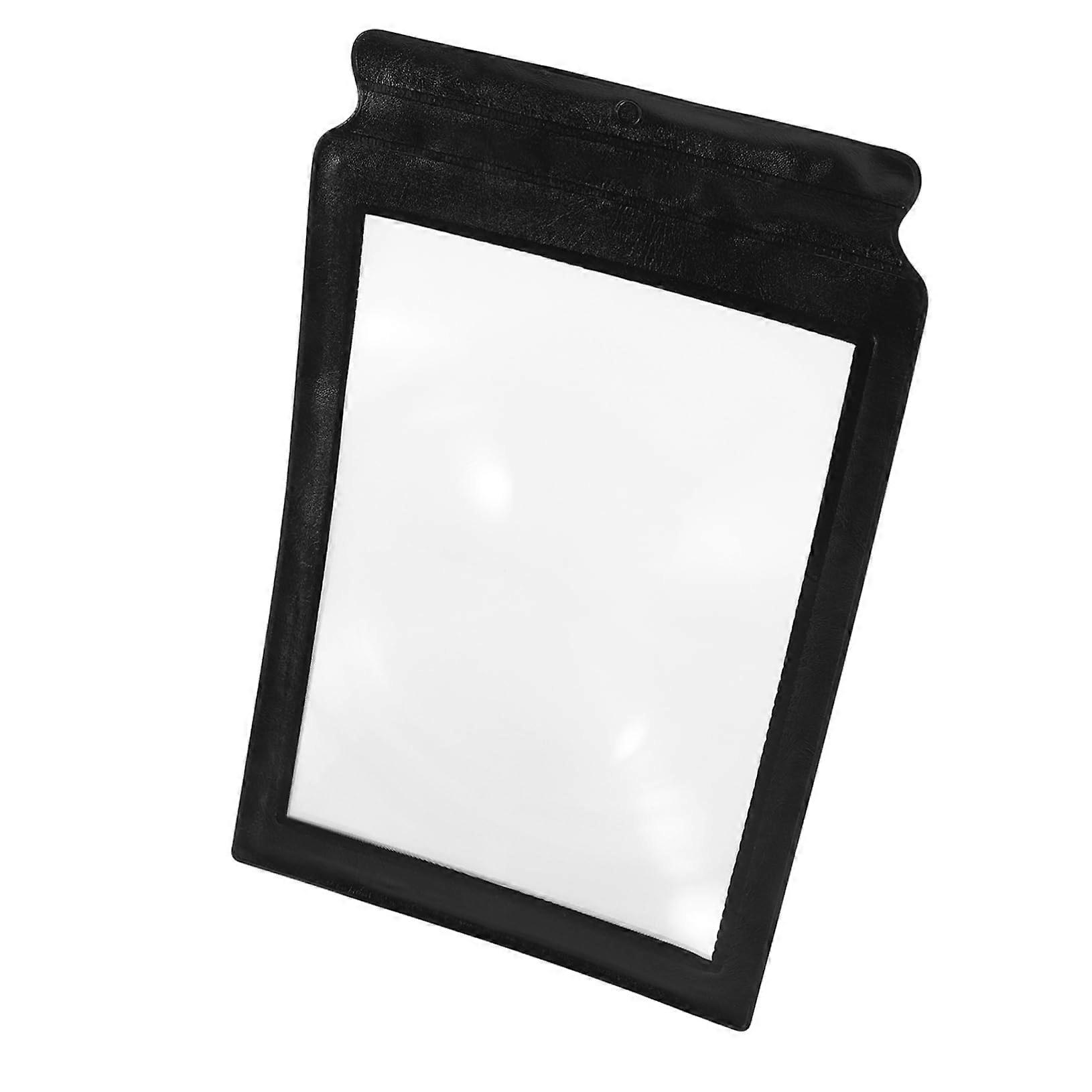 Reading Magnifiers for Seniors, Intelligent Smart Ceiling Light, Mini Scroll Book Lamp, Gold PVC Ceiling Medallions, Black Finish