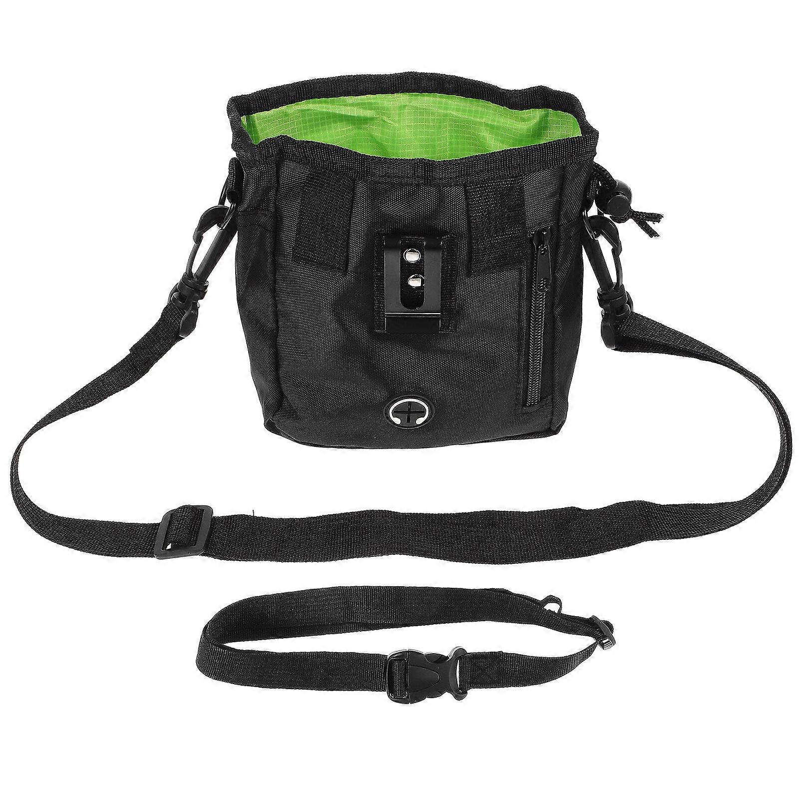 Pet Pouch Dog Training Bag Set Nylon Material Clicker Training Pet Owners Grey 7.9×6.3×0.8in 4Set