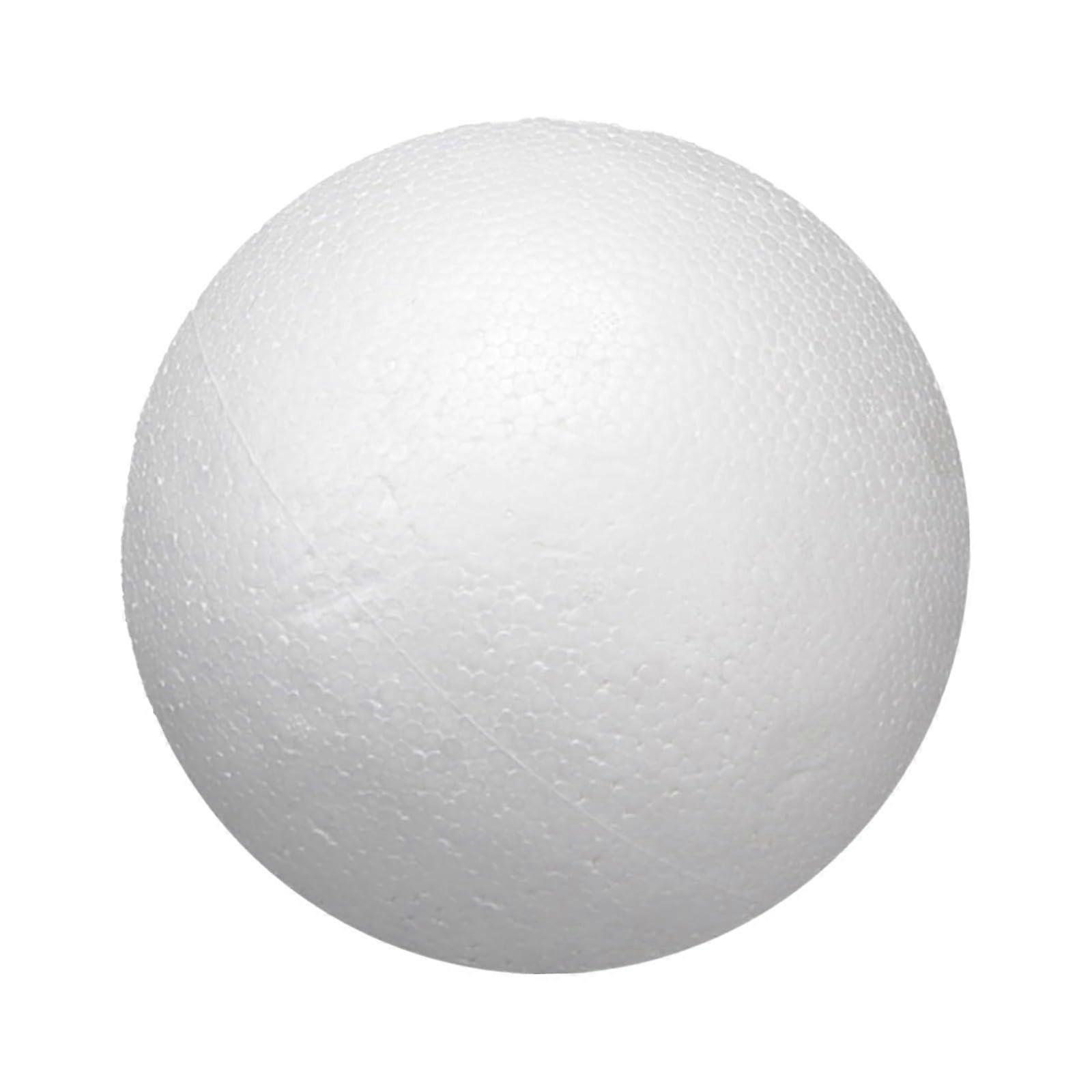 Foam DIY Smooth White Christmas Polystyrene Crafts Ornaments 8 White