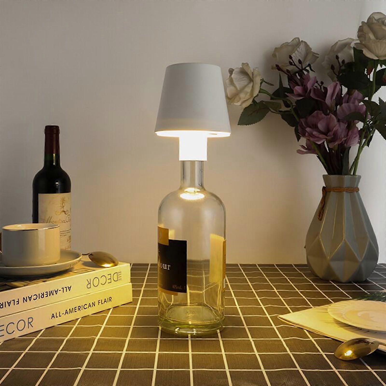 BottleGlow LED Bottle Lamp - Rechargeable Mood Light for Indoor/Outdoor Use, Creative Table and Night Lamp for Bottles