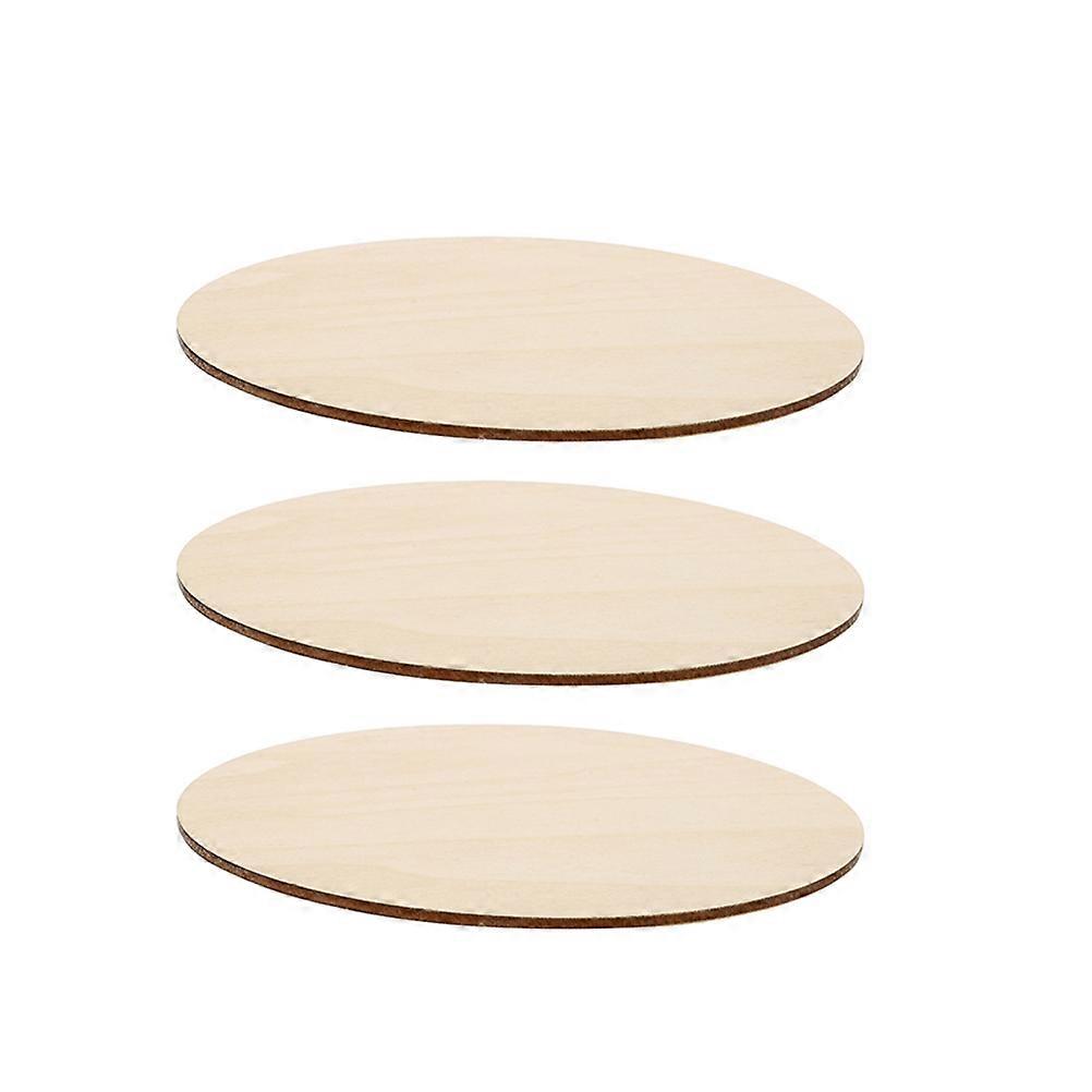 Craft Blanks Unfinished Wood Pieces For Craft Enthusiasts 20X20X0.3CM 3Pcs