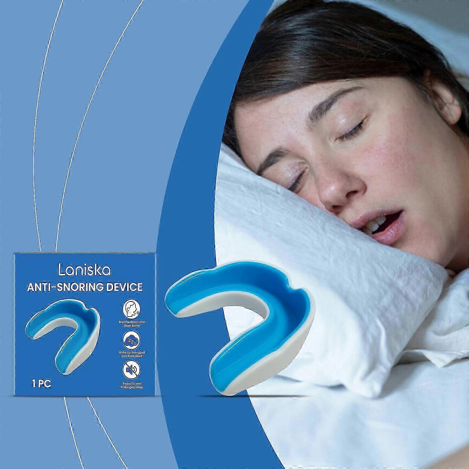 High-Elastic Anti-Snoring Mouthguard Reusable EVA Dental Device for Quiet Sleep, Reduces Snoring & Jaw Clenching, Comfortable Fit for Night Use