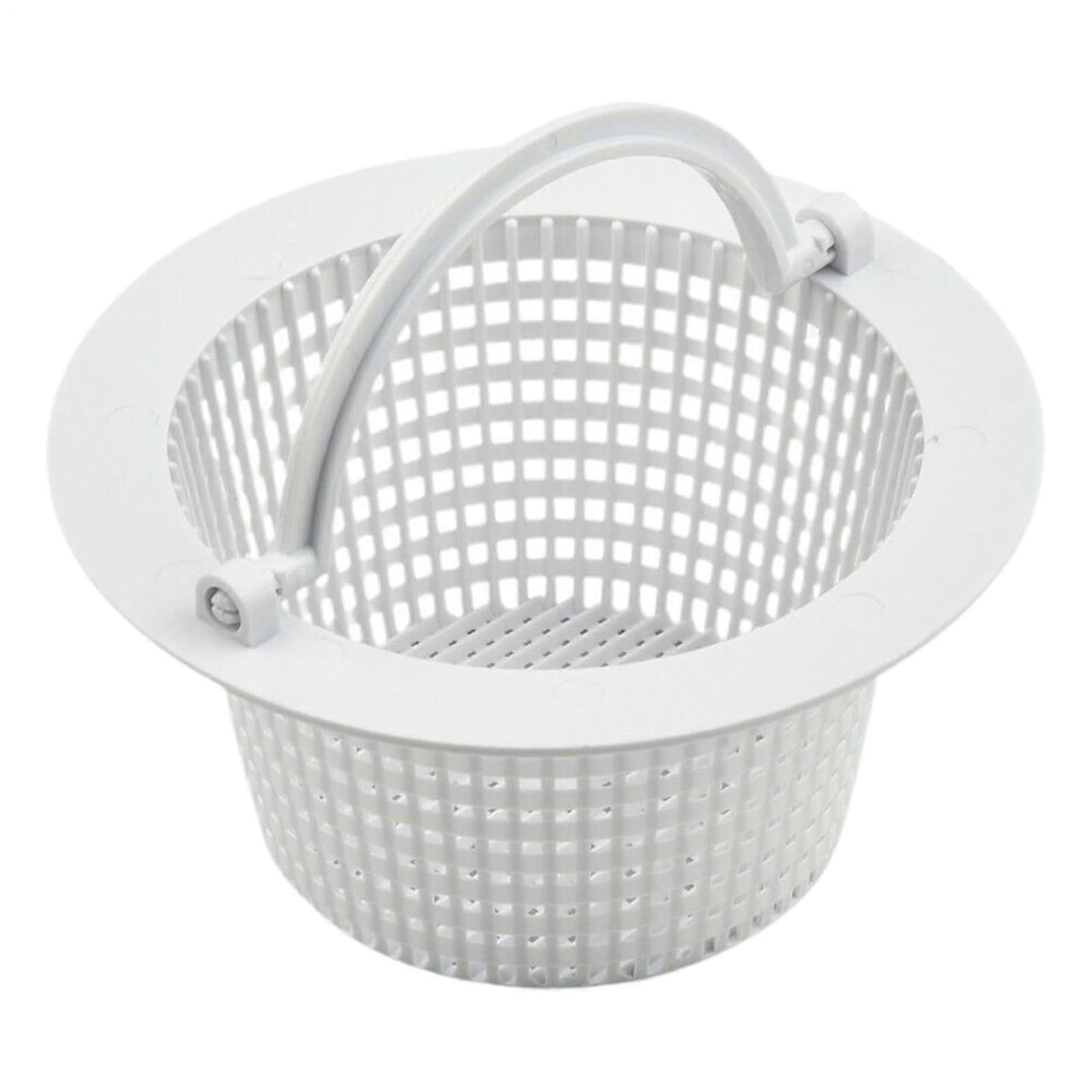 Pool skimmer basket, replacement filter basket with handle  pool cleaning accessories, skimmer for removing debris