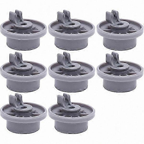 Universal Lower Basket Wheels for Dishwashers, Compatible with Major Brands, 8 Pack