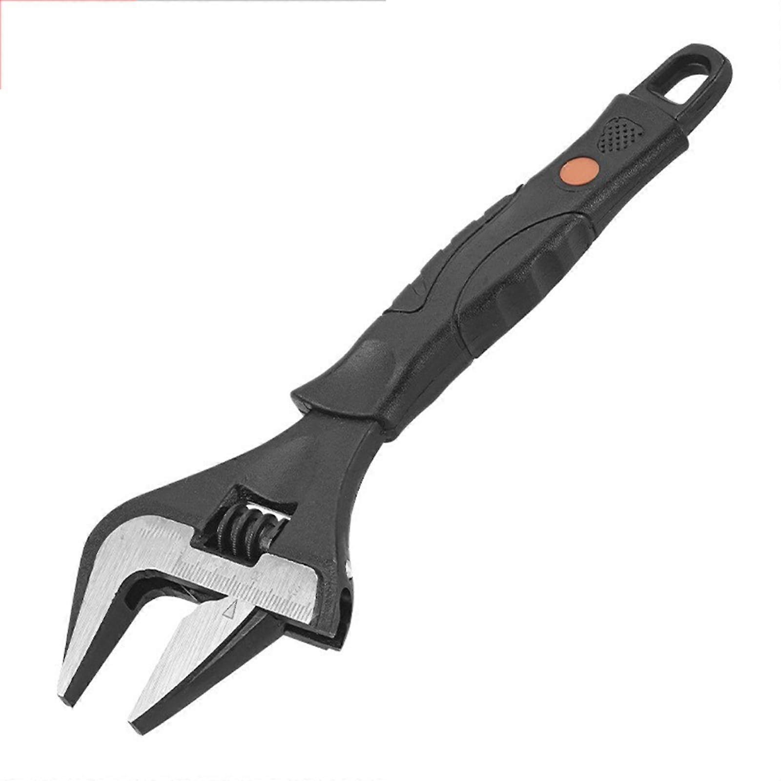 Adjustable wrench for home, car, and maintenance with wide opening 200 mm Wns200r