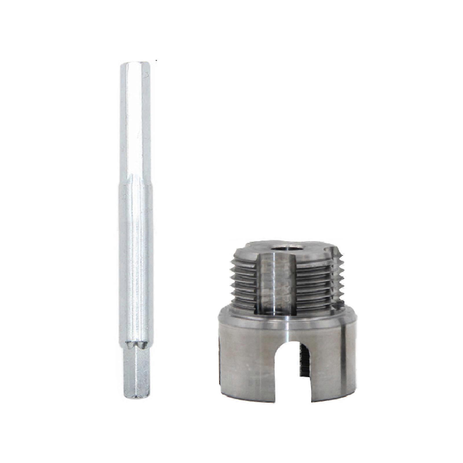 Pipe Thread Cutting Tool,Pipe Threading Tool for Internal & External PVC Plastic Pipe 1/2" 3/4" Pipe Threader Multicolor