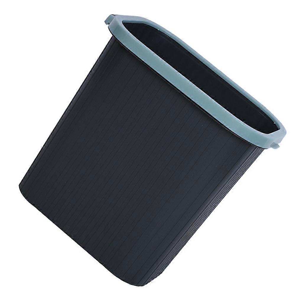 Creative Trash Can Small Trash Bin Square Trash Can Plastic Garbage Storage Daily Organization 31.00X30.00X22.00CM 1Pcs