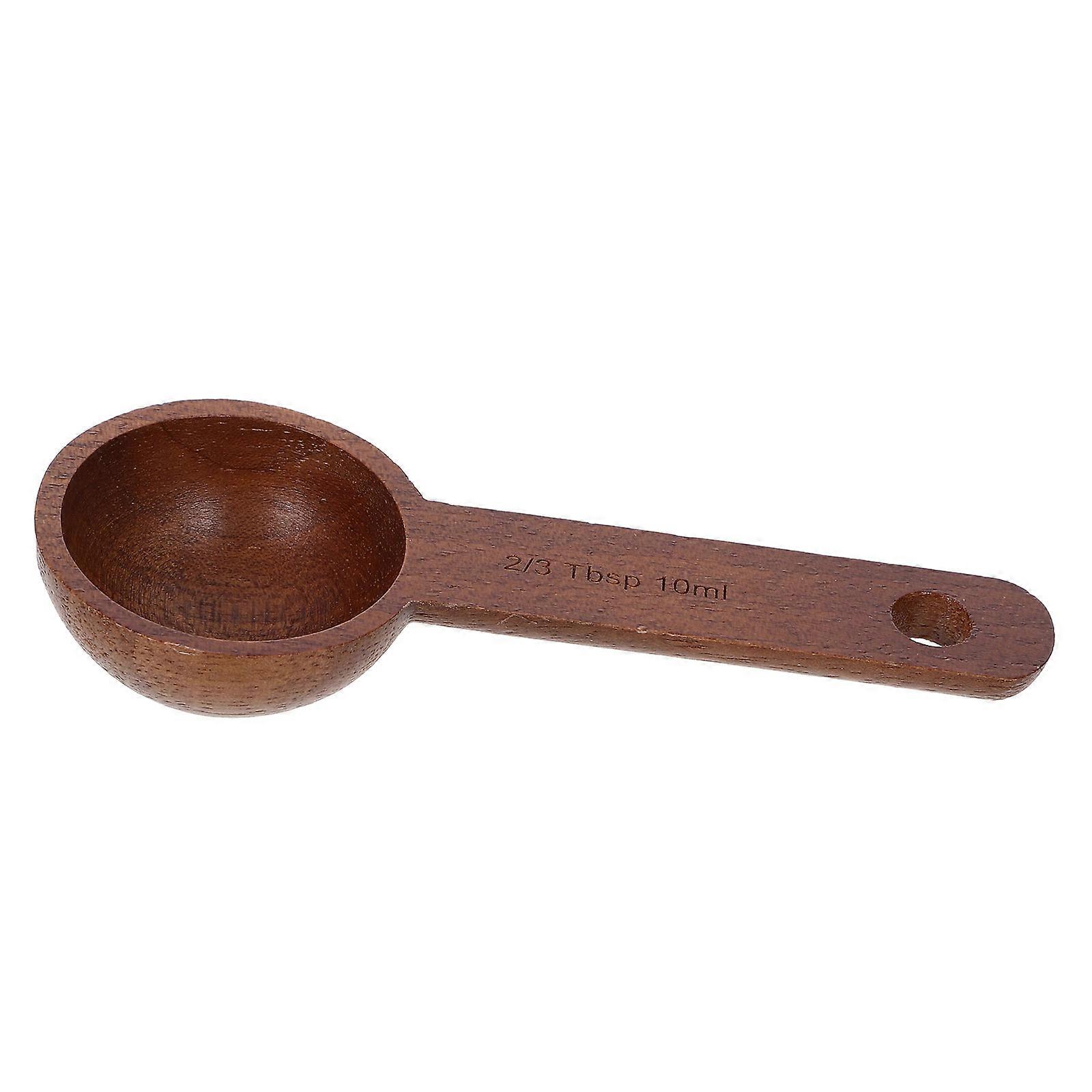 Walnut Coffee Scoop Measuring Spoon for Coffee, Tea, and Sugar – Multi Function Measuring Tool for Coffee Lovers