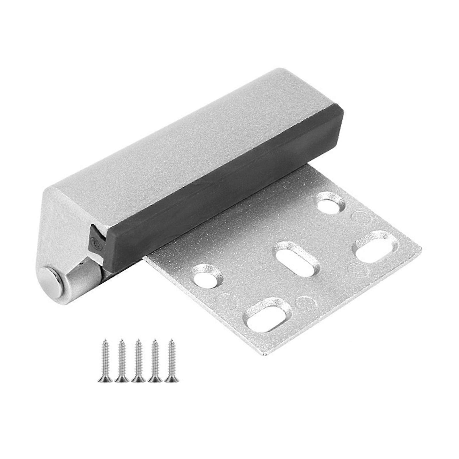 Door Reinforcement Lock Convenient Home Security Door Lock Universals Security Device for Inward Swinging Door Silver