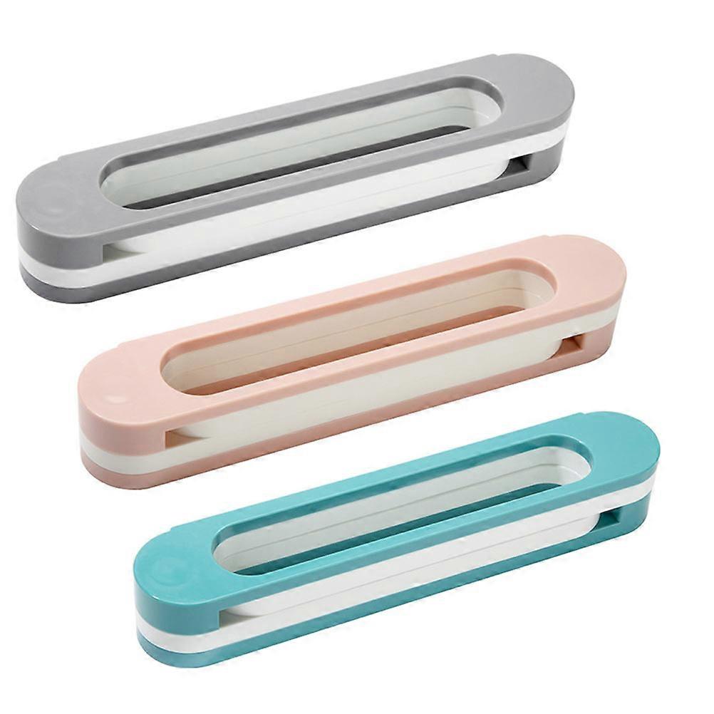 Compact Foldable Slippers Rack for Bathroom Made of Plastic 3pcs Assorted Color