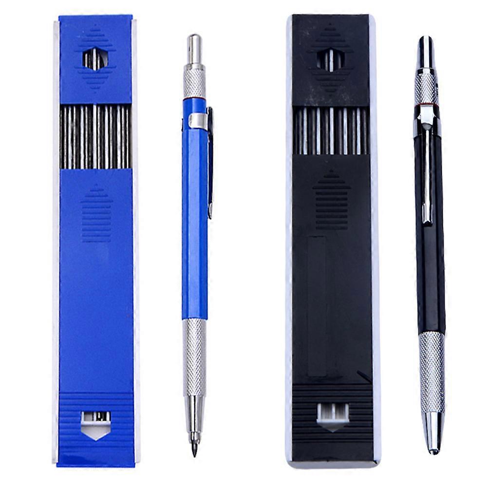 Drawing Mechanical Pencils For Sketching Carpenters Machining Comfortable Grip 2Sets