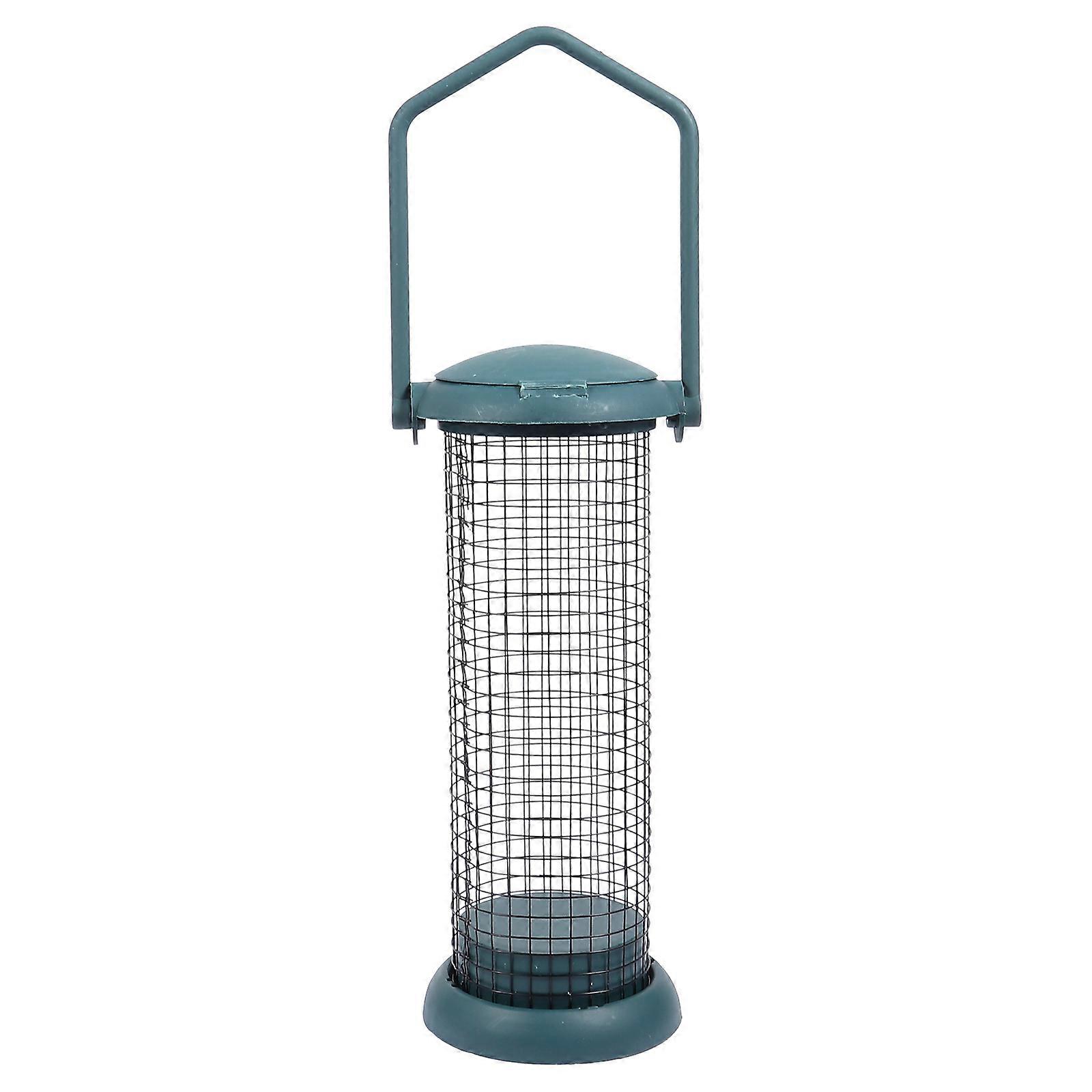 Hanging Bird Feeder Container Outdoor Garden Durable Reusable Design for Easy Bird Feeding in Your Backyard