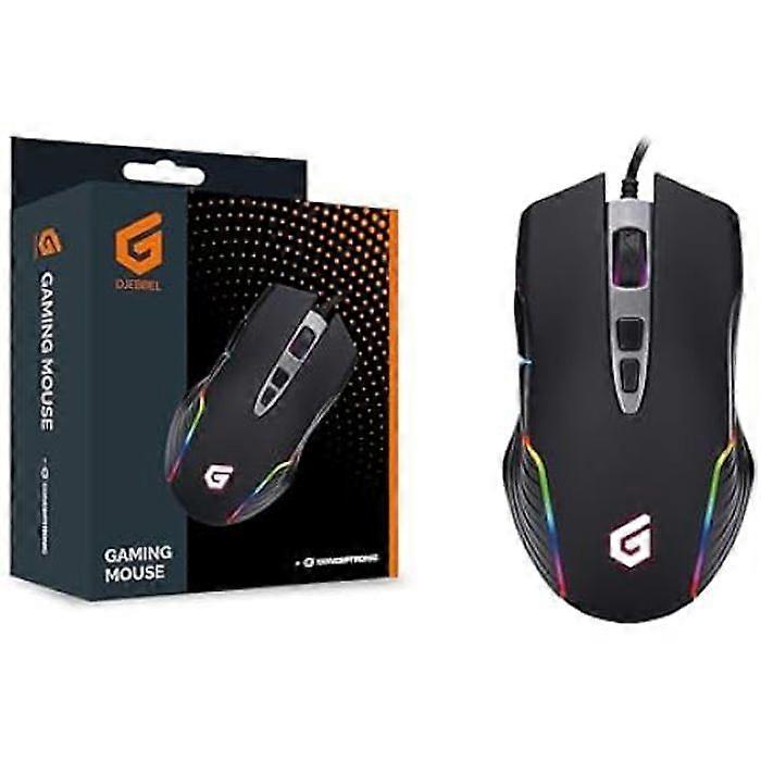 Gaming-Maus - CONCEPTRONIC - DJEBBEL03B - 7200 DPI - 7 programmierbare Tasten - RGB-LED
