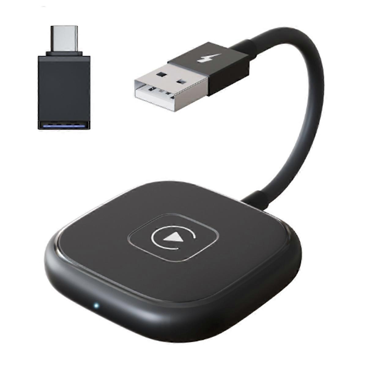Car Wireless Carplay Box Wired to Wireless Dongle Plug&Play CarPlay Adapter Smart Box