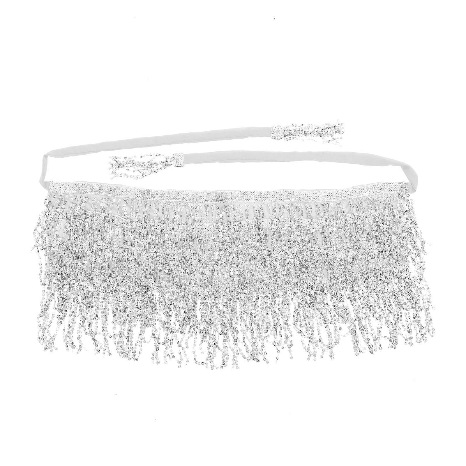 Belly Dancer Costume Scarf Glamorous Rectangular Shape Pu Material Wedding Evening Party Accessory 1Set