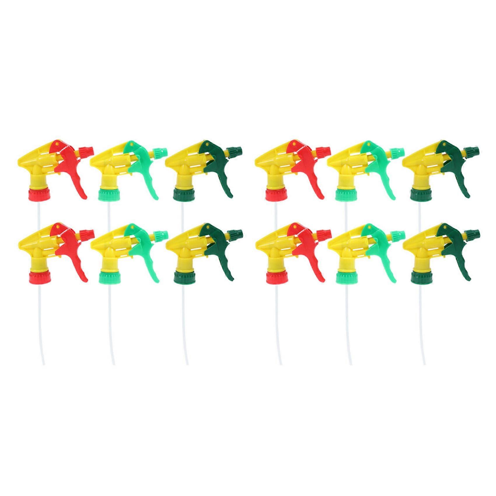 12 Pcs Heavy Duty Chemical Trigger Sprayer Bottle Nozzle Head