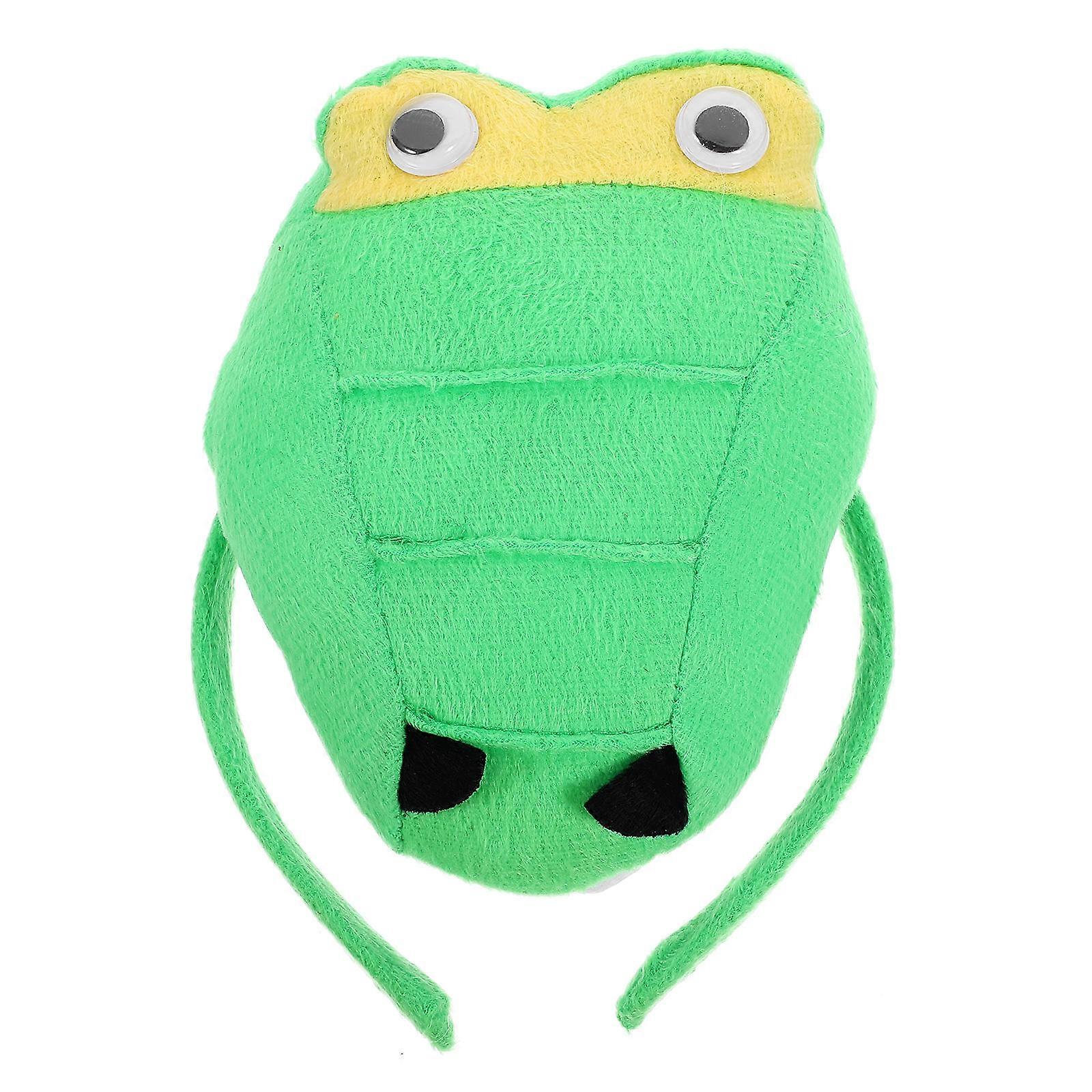 Unique Hairband Cartoon Dinosaur Headband Stage Performance All Ages Both Genders 6.7×5.9×4.7in Plush 1Pack
