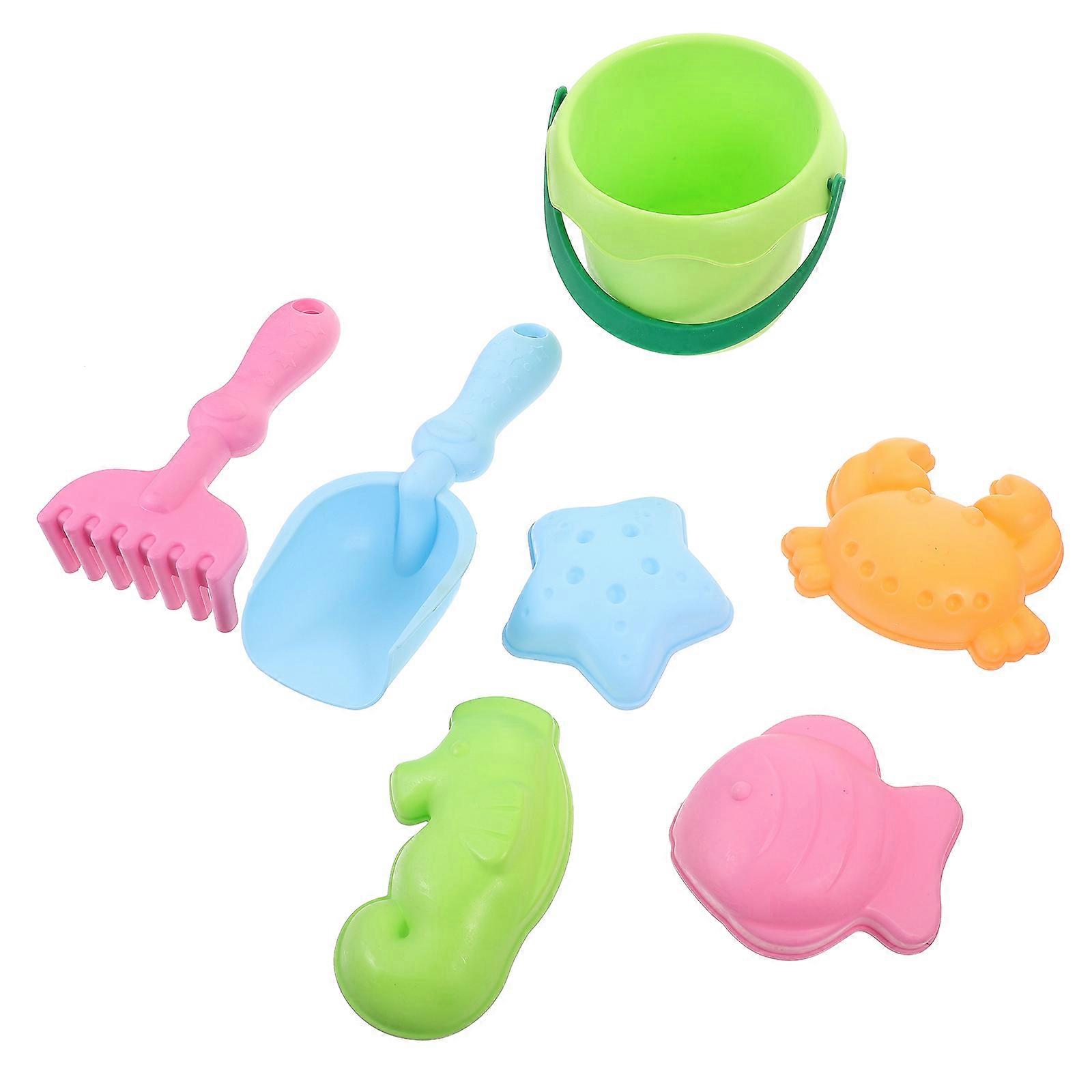 Soft Beach Sand Molds and Water Play Accessories Set for Outdoor and Seaside Use