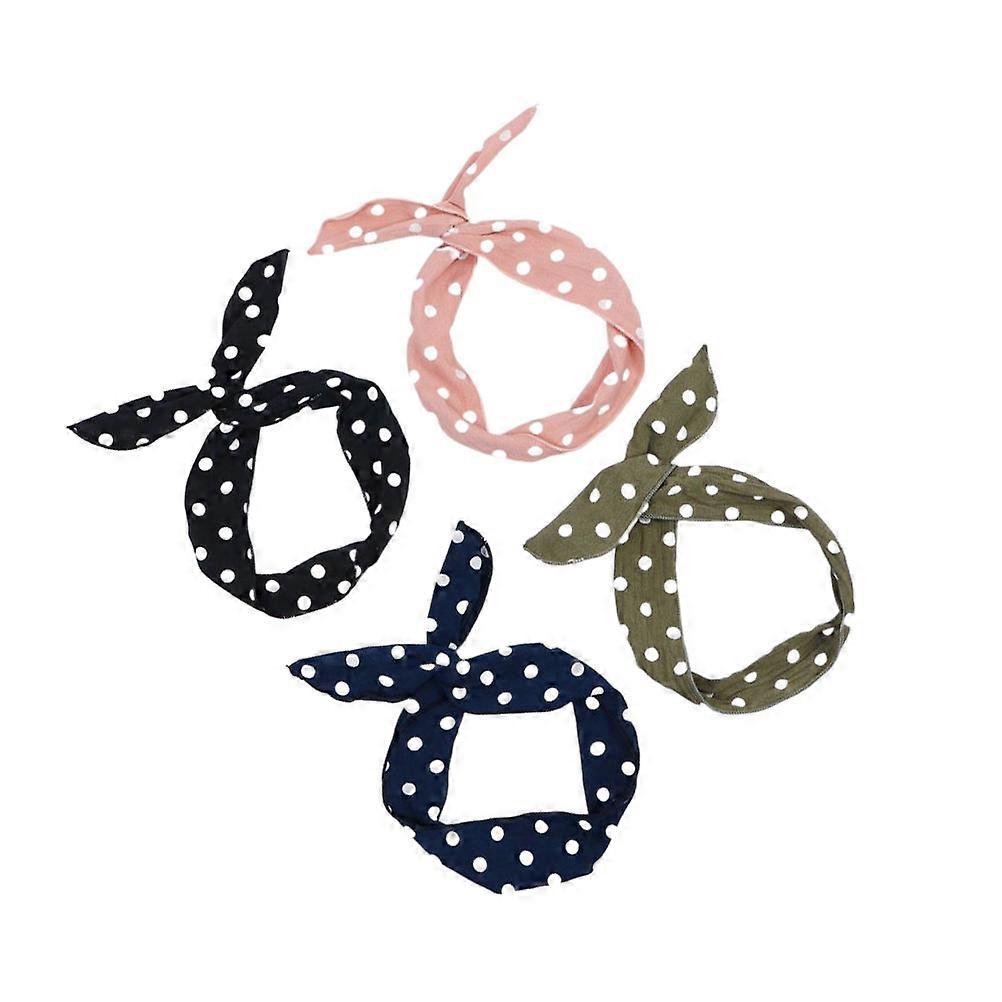 Big Bow Hair Band for Girls Women Made of Fabric Assorted Color for Party Use and Daily Wear