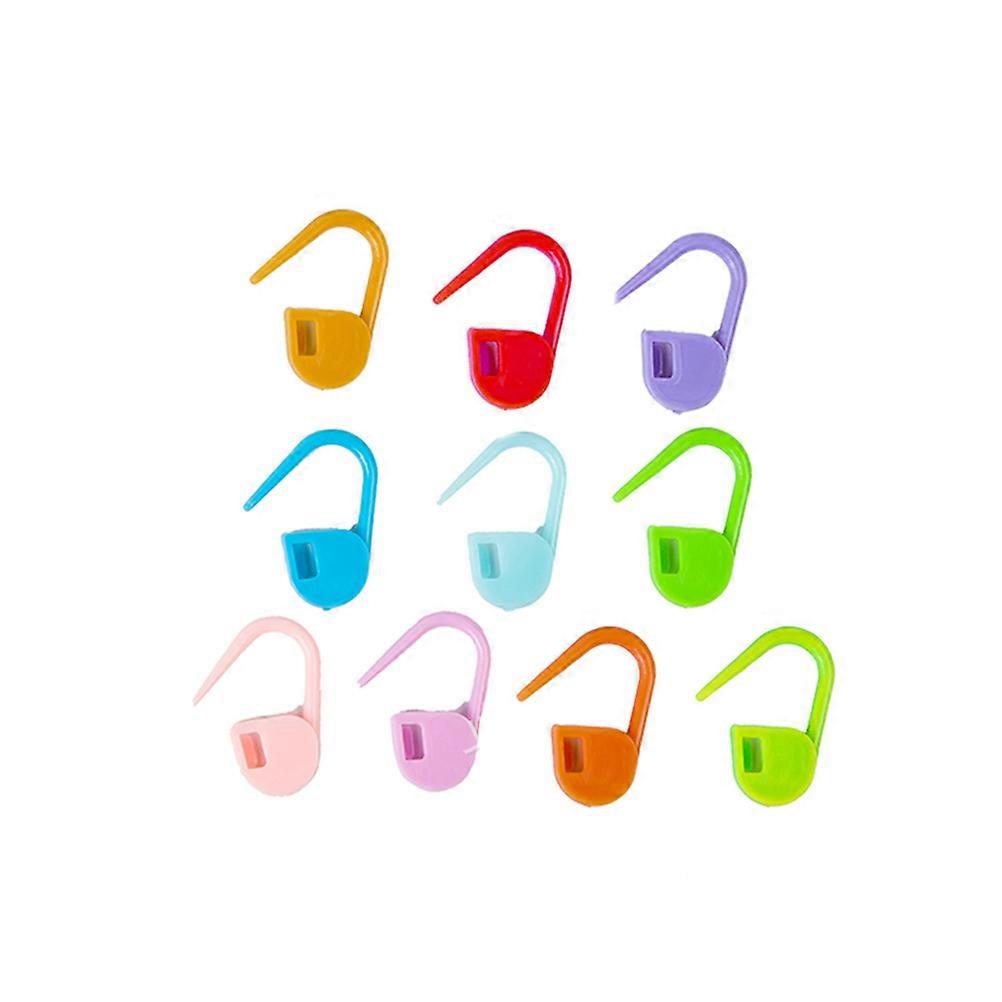 80pcs Knitting Needle Protectors Crochet Locking Stitch Sewing Tools Accessories Assorted Colors