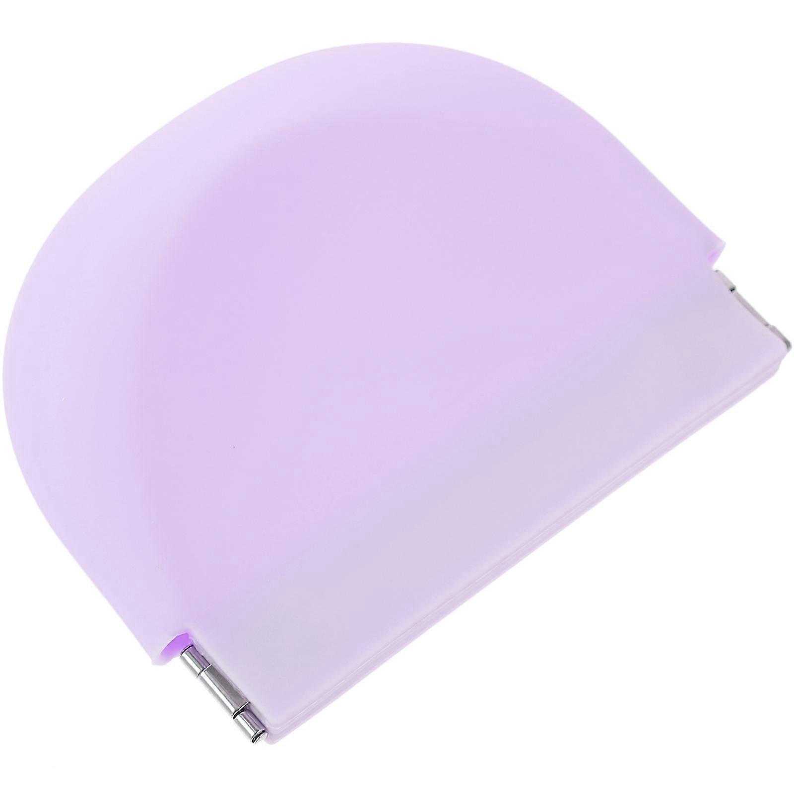 Purple Silicone Denture Container for Females Portable and Lightweight Perfect for Travel and Daily Use