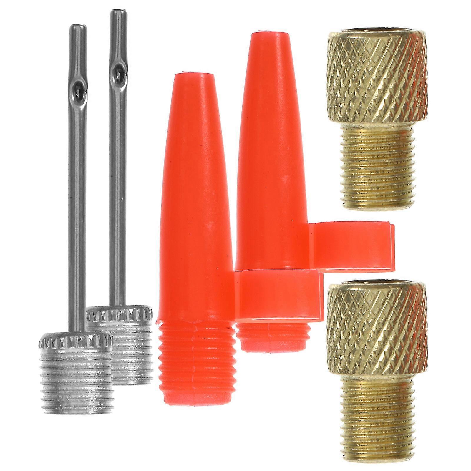 2 Sets Ball Pump Inflation Needle Kit Converter Head for Air Mattress and Balls