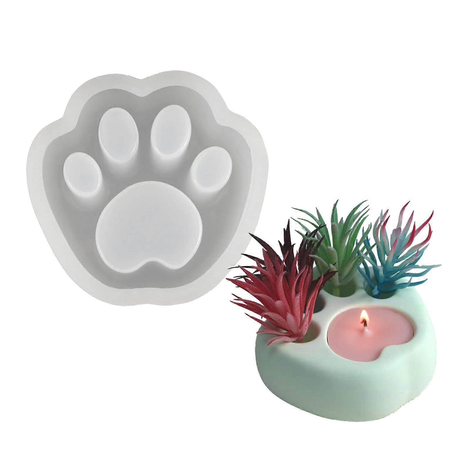 Versatile silicone mold for flower pots, claw shape, plant container for enthusiasts, garden tool