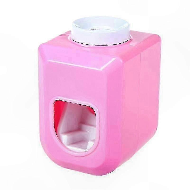 Toothpaste Dispenser and Toothbrush Holder Set for Bathroom Use