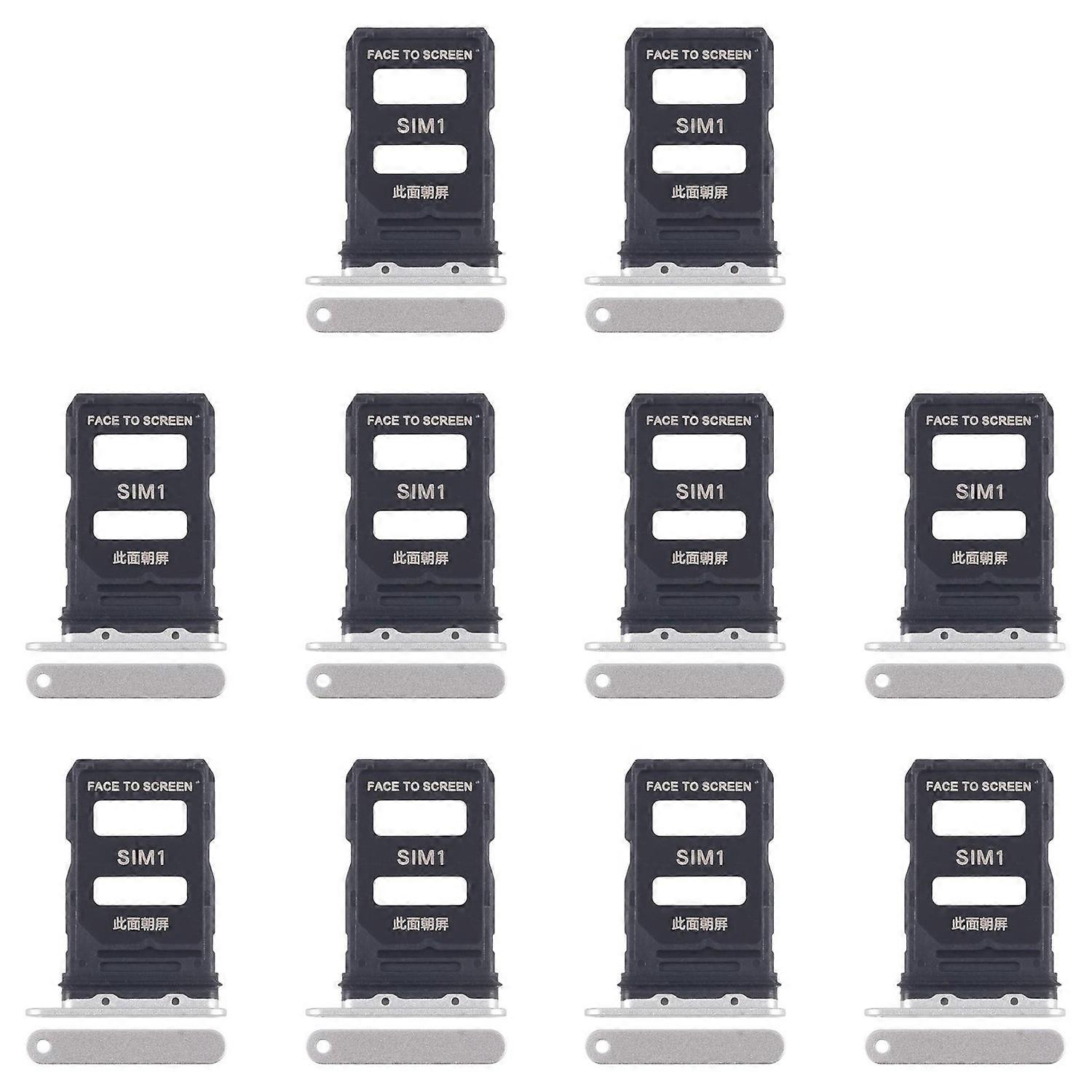 For Xiaomi 15 10pcs COMPATIBLE SIM + SIM Card Tray