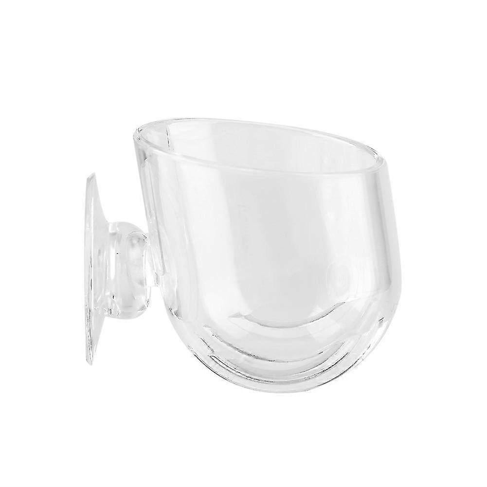 Clear Acrylic Fish Feeder Cup - Aquarium Red Worm Feeder for Healthy Fish Feeding & Durable Marine Supplies