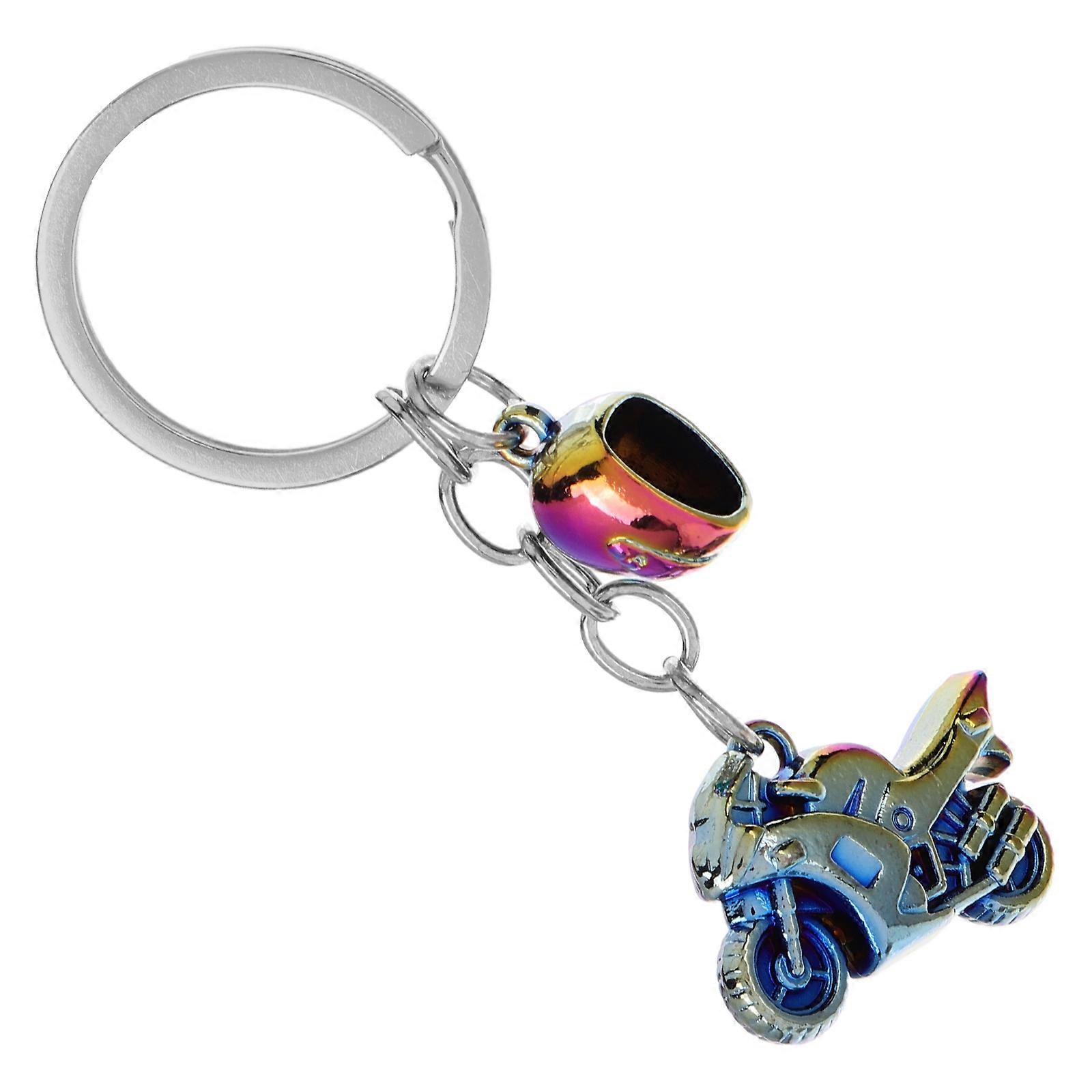 Vintage Motorcycle Model Keychain for Men with Durable Alloy Material Creative Design Unique Style