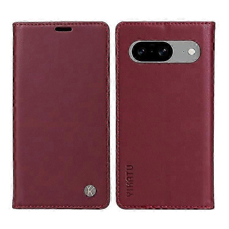 YIKATU YK-001 Compatible For Google Pixel 8 Cell Phone Case Shockproof Folio Flip Leather Cover