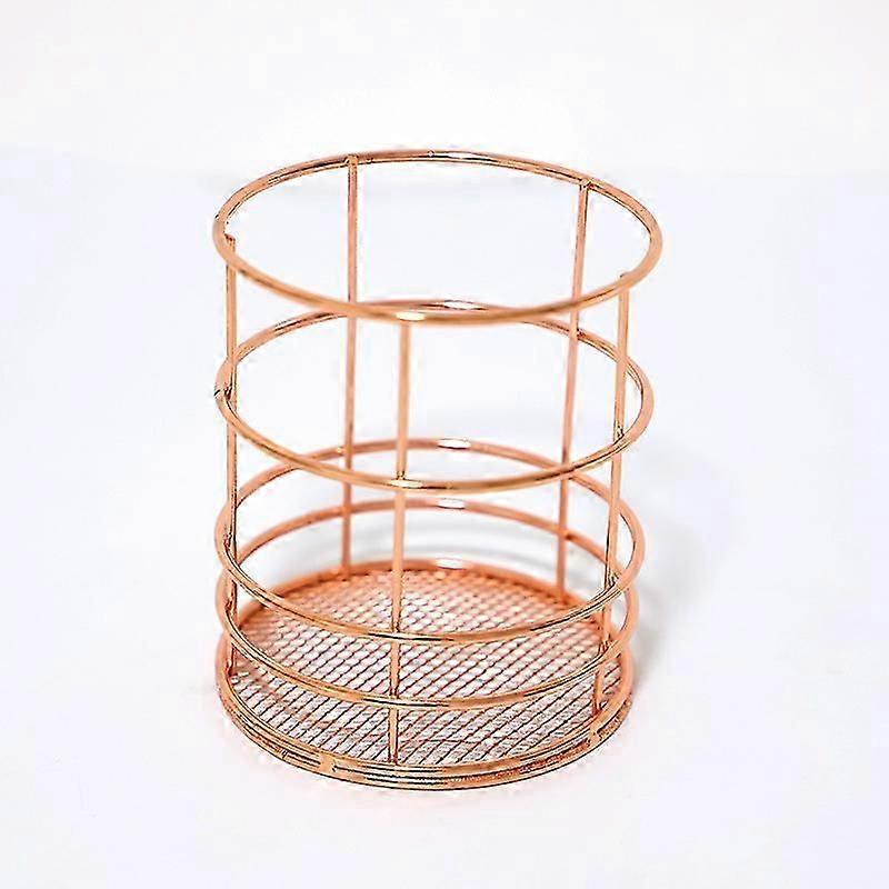 حامل قلم رصاص معدني متعدد الاستخدامات ، تخزين فرشاة مستحضرات التجميل (1 قطعة)