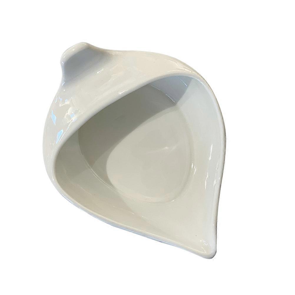 White Ceramic Spoon Holder for Kitchen Utensils Storage and Practical 1 Piece