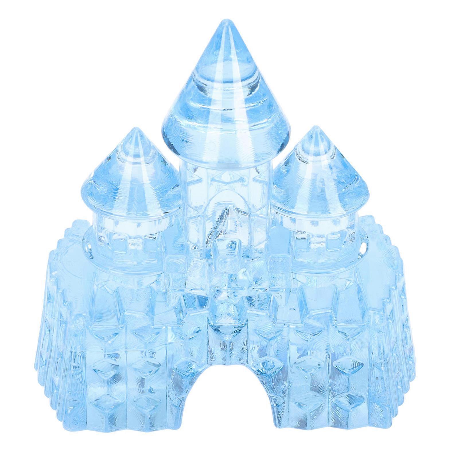 Princess Themed Castle Adornment Suitable For Children's Birthday Gift 3×2.8×1.6in Micro Landscape Decoration 1Set