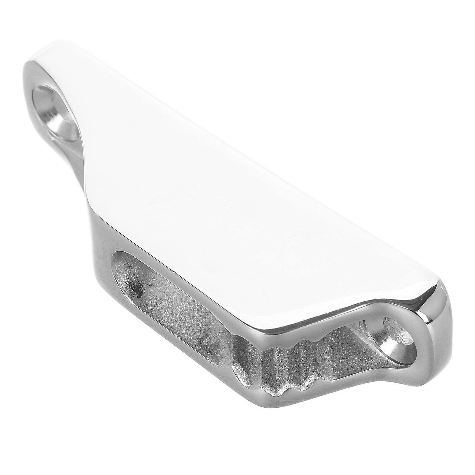 Portable Stainless Steel Cam Cleat for Boat Use Silver Durable Compact 1 Piece