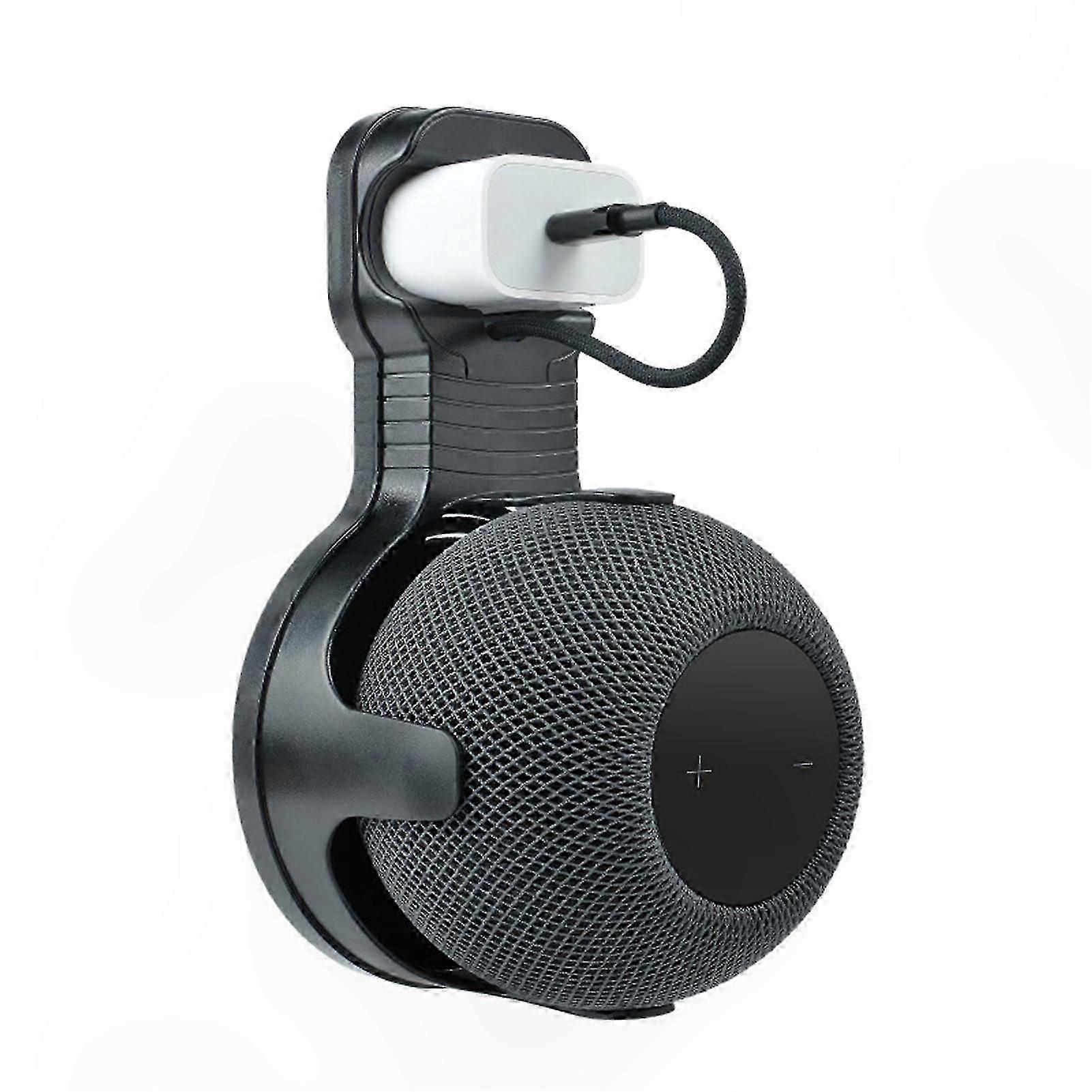 Compact Wall Shelf for Smart Speakers with Cable Concealment and Easy Setup for Home Use