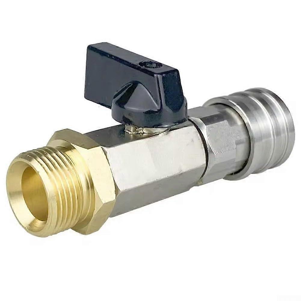 pressure cleaner hose switch with 35.6 cm ball valve, quick connector, M22 fitting, 4500 PSI nozzle kit (M22 14mm)