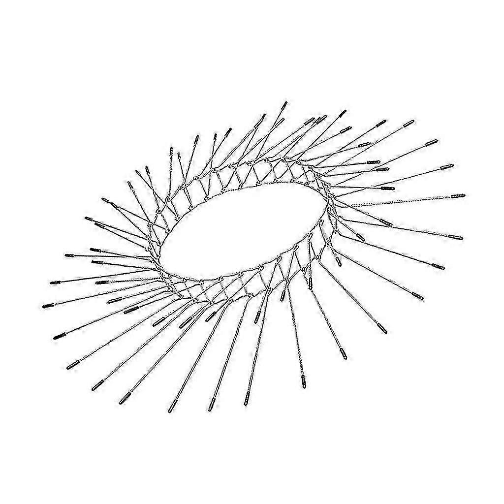 Un ensemble de 20 pièces de couvercles de descente pluviale et de protecteurs d’arbres en acier inoxydable inoxydables, conçus comme une défense extérieure contre les martres grimpantes