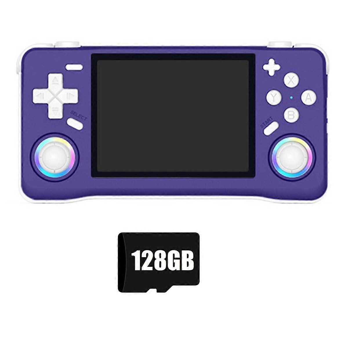 XF35H Retro Handheld Video Game Console Portable 128G Preloaded Games 3.5 Inch IPS Screen WiFi Linu