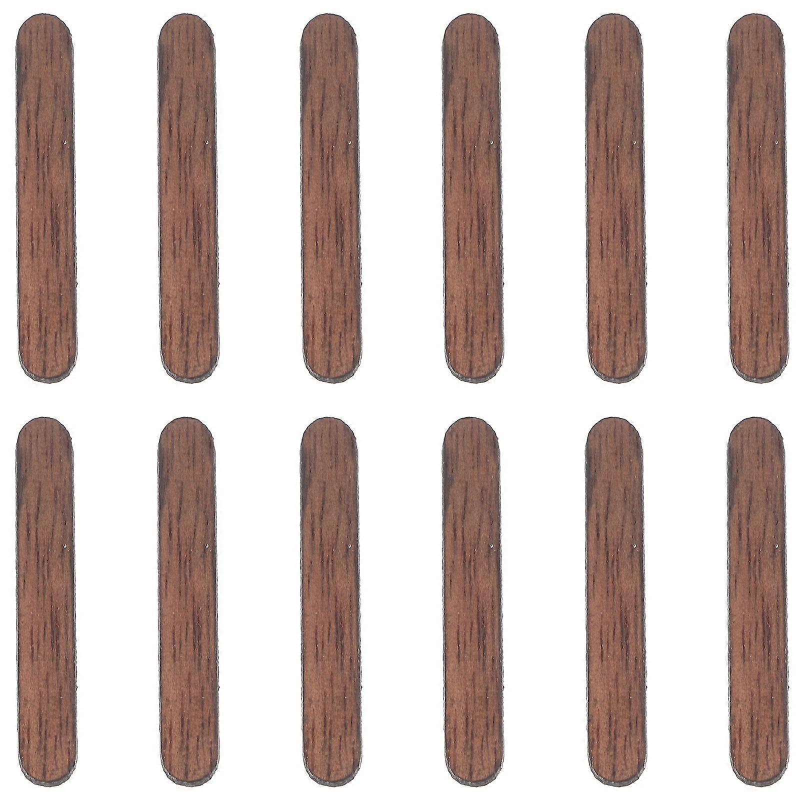 12 pcs Vertical Bar Clock Hour Marker DIY Clock Hour Marker Wall Clock Hour Marker